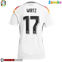 Ženske Nogometnih dresov Nemčija Florian Wirtz #17 Domači EP 2024 Kratki rokavi